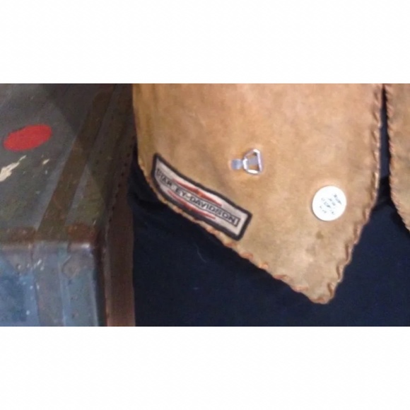 Rare Motorcycle Retired Gang Motorcycle Harley Club Members Vest Jacket Medium - Picture 3 of 5